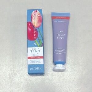 🌟2/$25 Sale🌟 Bloom Effects Tulip Tine Lip & Cheek Balm Makeup Crispa Coral NIB